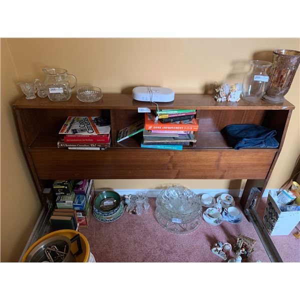 Wooden Headboard 58W x 8D x 35T and Frame