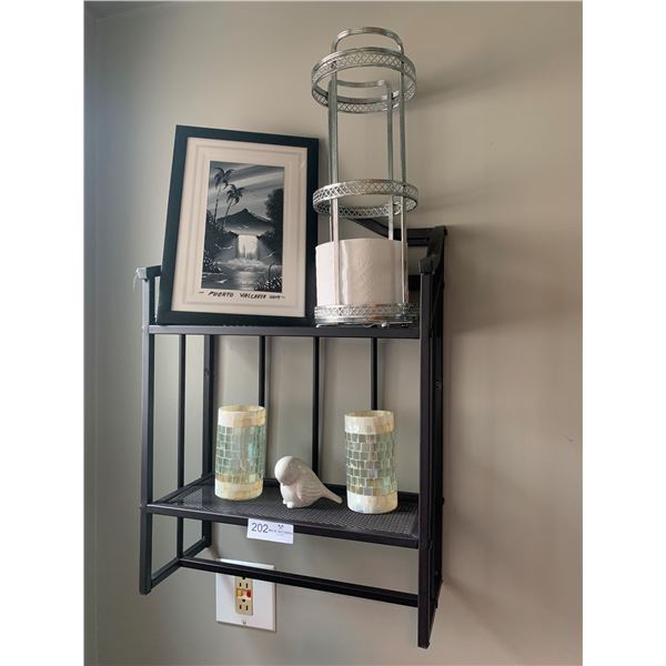 Assorted Bathroom Decor Shelf Not Included