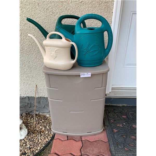 Rubbermaid Garden Tote and Watering Cans