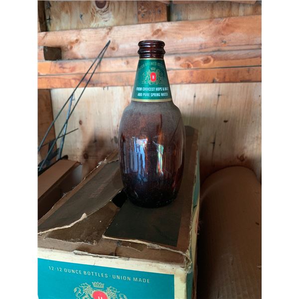 3 Cases of Vintage Heidlberg Beer Bottles