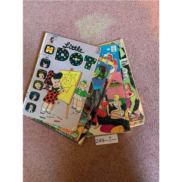 Assorted Vintage Comic Books - Including Spiderman and Captain America