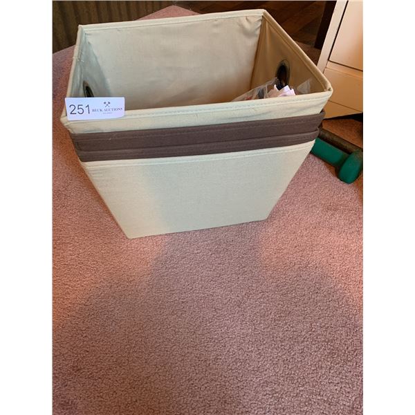 Home Decor Baskets and Flags