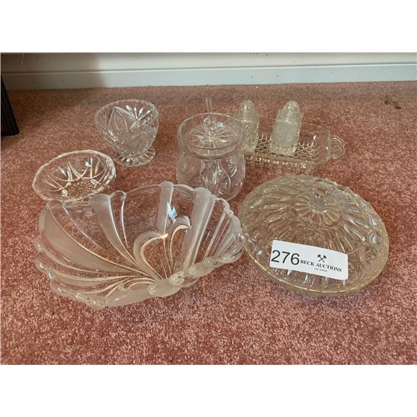 Assorted Cut Glass and Crystal