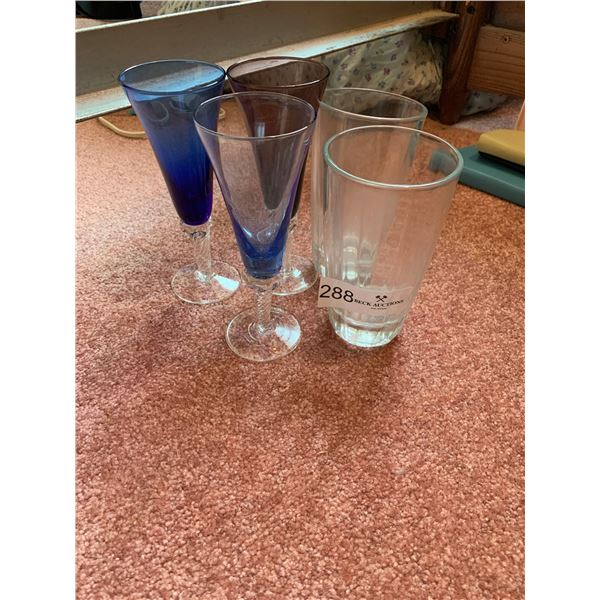 Assorted Glassware Approx. 5pcs