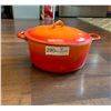 Image 1 : Vintage Orange Crock Pot