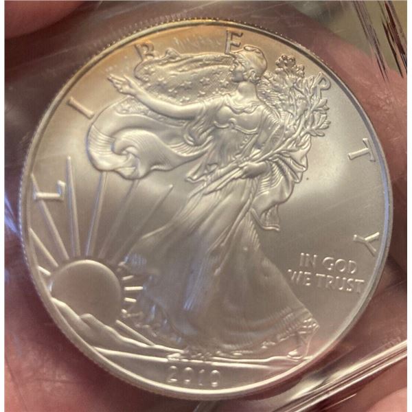 2010 American Silver Eagle 1 Troy Oz .999 Fine Silver