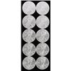 Image 1 : LOT 10 AMERICAN EAGLE 1 OZ SILVER DOLLAR COINS