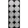 Image 2 : LOT 10 AMERICAN EAGLE 1 OZ SILVER DOLLAR COINS