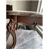 Image 4 : 3 Piece Marble Style Queen Anne Coffee and End Tables