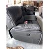 Image 2 : Gray Electric Leather Power Recliner
