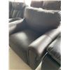 Image 3 : Single Brown stitched Leather Side Chair