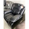 Image 2 : Black Leather Mechanical Recliner