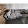 Image 3 : NEW L Shaped Sectional Sofa Set With Ottoman and Storage Console ( 6 pcs modular set)