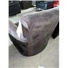 Image 5 : BEST Single Gray Microfiber Upholstered Chair