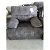 Image 1 : Gray Microfiber Electric Power Recliner With USB Port