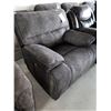 Image 2 : Gray Microfiber Electric Power Recliner With USB Port