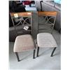 Image 1 : Lot Of 2 Upholstered Dining Room Chairs