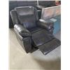 Image 3 : Mechanical Single Seat Leather Recliner
