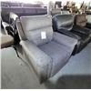 Image 1 : Light Gray Electric Recliner With USB Port