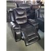 Image 3 : Dark Brown Leather Mechanical Recliner
