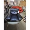 Image 2 : Black Leather Iolino Chair (See Photo For Rip)
