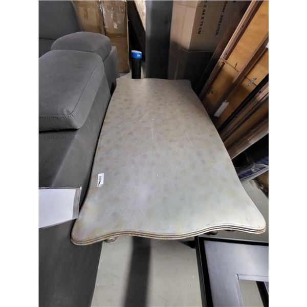 Faux Marbled Top Coffee Table