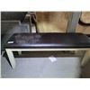 Image 1 : Black Leather Bench Seat