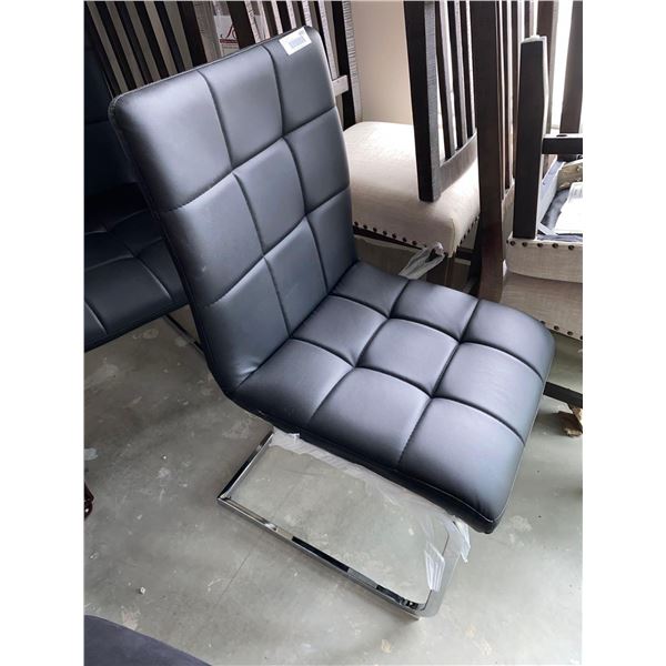 Single Leather Kitchen Chair