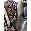 Image 2 : Kitchen Chair With Leather Seat