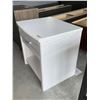 Image 2 : Single Drawer White Night Side Table