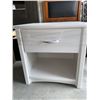 Image 3 : Single Drawer White Night Side Table