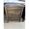 Image 1 : 3 Drawer Solid Wood Night Side Table