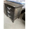 Image 2 : 3 Drawer Solid Wood Night Side Table