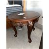 Image 1 : Round Wooden End Table