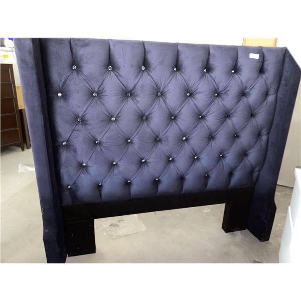 Dark Blue Queen Size Head Board