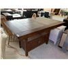 Image 2 : Solid Wood Dining Room Table with Bottom Storage
