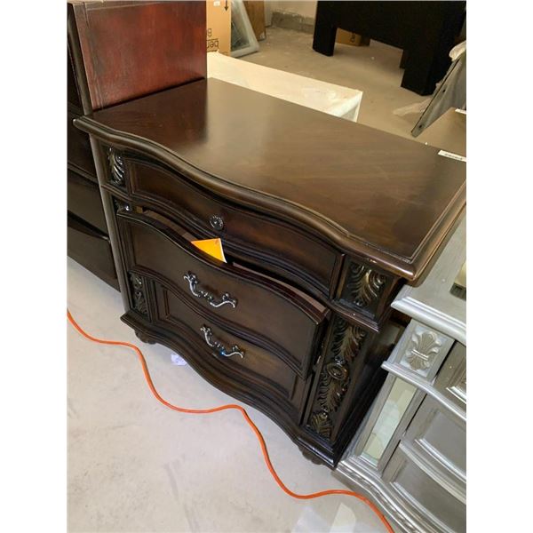 3 Drawer Solid Wood Night Stand