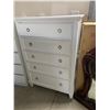 Image 1 : New Classic Furniture 5 Drawer White Dresser
