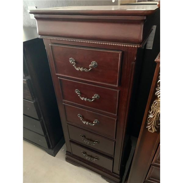 Davis Int'l Gentlemens 5 Drawer Solid Wood front Dresser