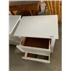 Image 2 : 2 Drawer White Night Side Table