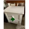 Image 1 : New Classic 2 Drawer White Night Side Stand