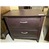 Image 1 : 2 Drawer Solid Wood Night Side Stand