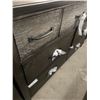Image 5 : Dark Oak Style 7 Drawer Wood Dresser