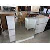 Image 1 : White 6 Drawer Dresser With Matching Mirror
