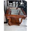 Image 1 : Solid Wood Coffee Table With Glass Top