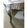 Image 3 : Marble Style Top Queen Anne Side Table