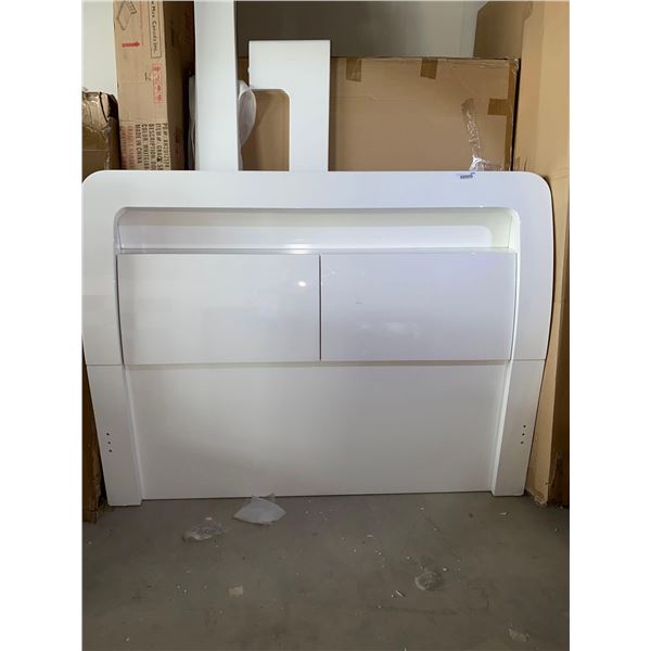 Queen Size Head Board With Storage Units