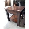 Image 2 : Dark Wood End Table