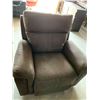 Image 3 : Microfiber electric power reclining sofa & amp; matching love seat