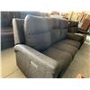 Image 2 : Brown Microfiber 3 seat power reclining sofa